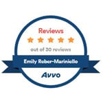 Reviews Five Gold Stars Out of 30 Reviews Emily Reber-Mariniello Avvo